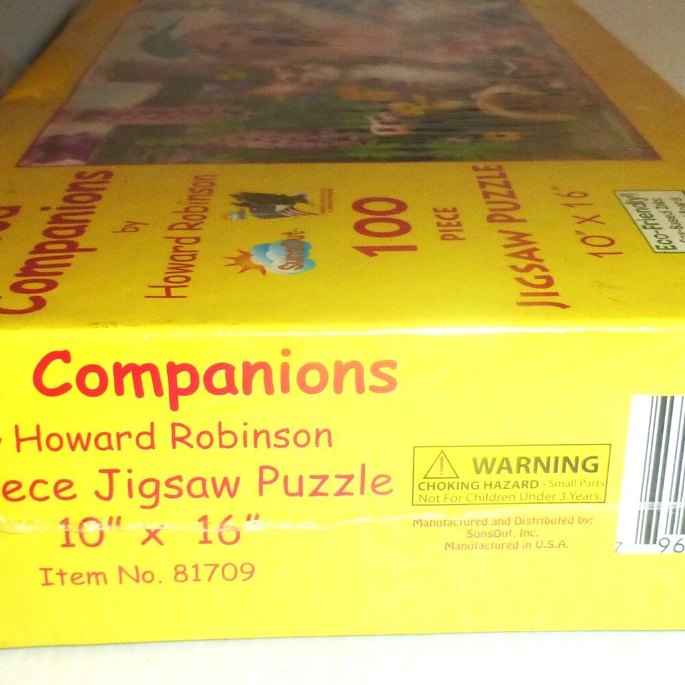 2x Puzzles GOOD COMPANION Howard Robinson Montoy ANIMAL KINGDOM Big FLOOR PUZZLE - Picture 2 of 8